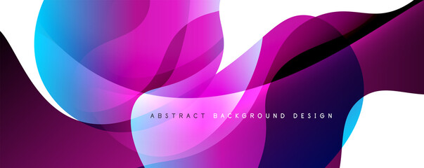 Trendy simple fluid color gradient abstract background with dynamic wave line effect. Vector Illustration For Wallpaper, Banner, Background, Card, Book Illustration, landing page