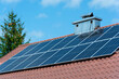 Panele słoneczne na dachu fotowoltaika 