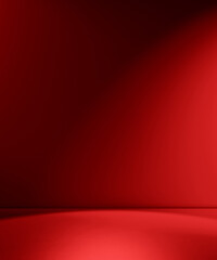 Beams of spotlight on a red background