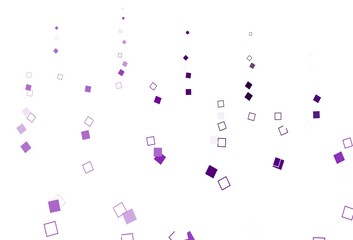 Light Purple vector template with square style.