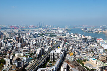 Poster - 大阪市港区の街並み