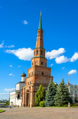 Wall Mural - Old Suyumbike Tower in Kazan Kremlin, Tatarstan, Russia