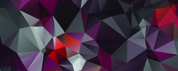 Abstract Color Polygon Background Design, Abstract Geometric Origami Style With Gradient