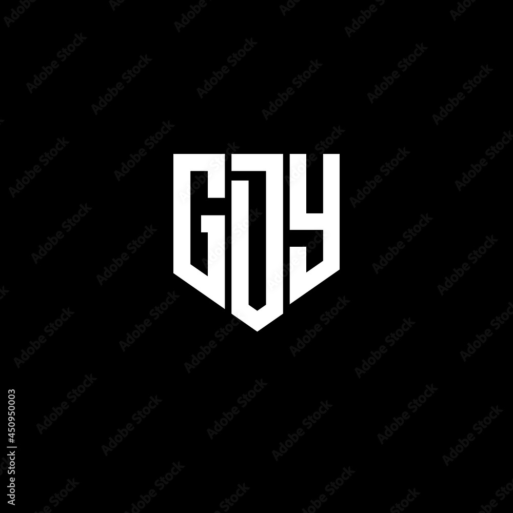 GDY letter logo design on white background. GDY creative initials letter logo concept. GDY letter design.  - obrazy, fototapety, plakaty 