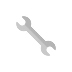 Canvas Print - Wrench flat icon