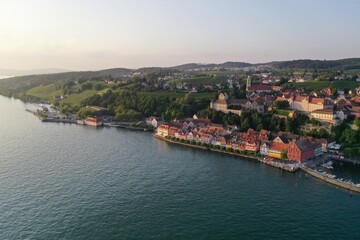 Wall Mural - City of Meersburg at Lake Constance