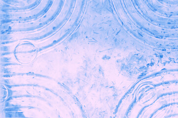 Wall Mural - abstract background with water in blue tinted