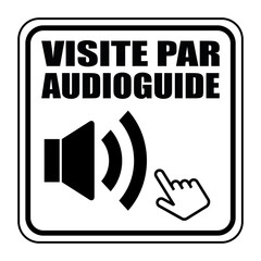 Poster - Logo visite par audioguide.