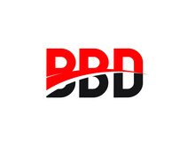 BBD Letter Initial Logo Design Vector Illustration