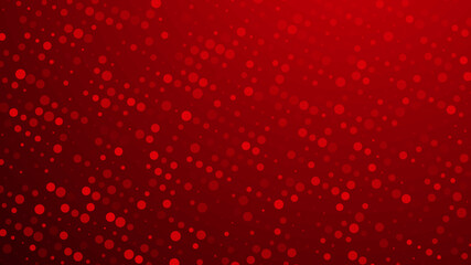 Wall Mural - abstract dot red pattern gradient texture technology background.