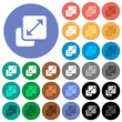 © botond1977 - Resize element solid round flat multi colored icons