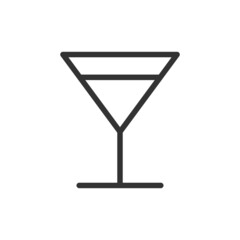 Poster - Beverage line icon.