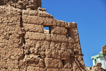 Sticker - The arab village close Najran, Asir region, Saudi Arabia