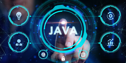 Wall Mural - software, web development, programming concept. programming languages java and program. software dev