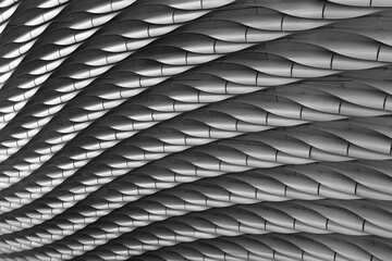 Aufkleber - Exterior of modern architecture. Building abstract background
