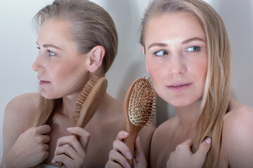 Wall Mural - Woman with Beautiful Healthy Hair