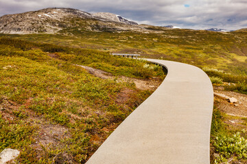 Wall Mural - Vedahaugane rest stop in Norway