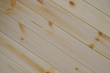 Wall Mural - Natural pine wood striped is a wooden beautiful pattern for background