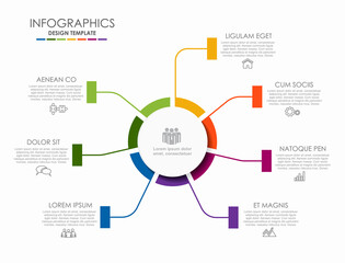 Infographic design template with place for your data. Vector illustration.