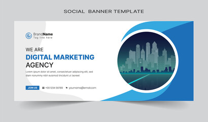 Social media cover vector templates fully editable, advertising design, web banner template