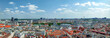Vienna downtown panoramic aerial skyline
