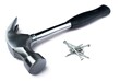 © BillionPhotos.com - claw hammer with nails
