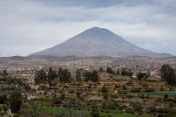 Wall Mural - Misti Volcano near Arequipa