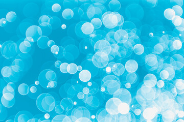 Wall Mural - Abstract blue background with bokeh, bokeh background, Sparkle bokeh