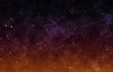 Wall Mural - starry sky - elements of this image furnished by nasa