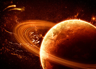 Wall Mural - gorgeous galaxy - elements of this image furnished by nasa