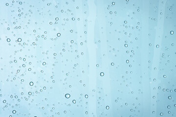 Wall Mural - water drops on window glass, rain drops on glass background