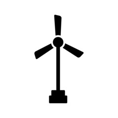 Poster - Unique Windmill Vector Glyph Icon