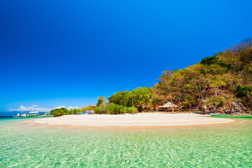 Sticker - Beauty beach in Palawan island, Philippines