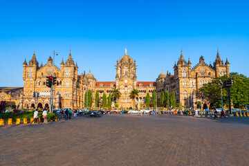 Poster - Chhatrapati Shivaji Terminus in Mumbai, India