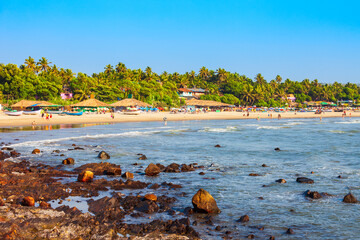 Sticker - Rocks at Arambol beach in Goa