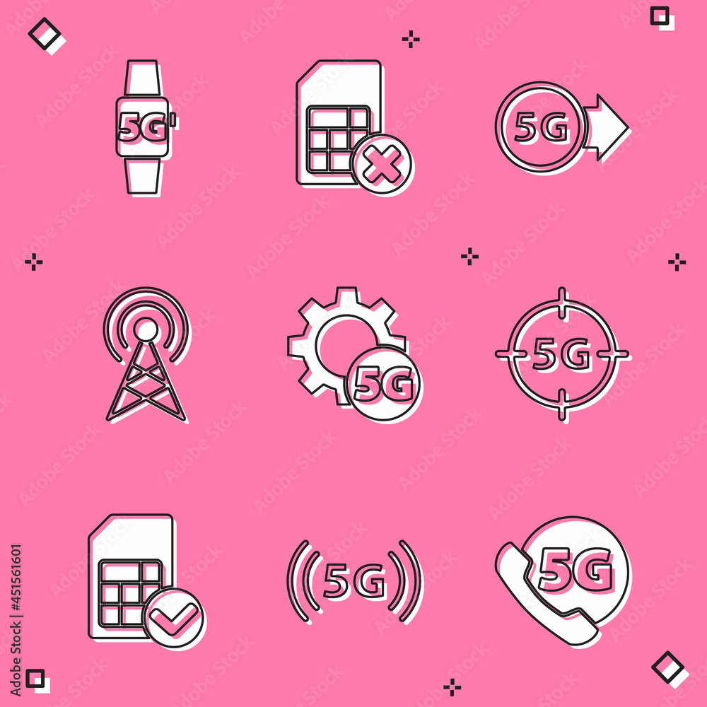 Set Smart watch 5G network, Sim card rejected, Antenna, Setting, and ...