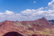 © sayrhkdsu - Rainbow Mountain, is a mountain in the Andes of Peru with an altitude of 5,200 metres  above sea level. It is located on the road to the Ausangate mountain.