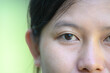 © nuttapon - Closeup of beautiful Asian woman’s eyes.asian woman face without makeup