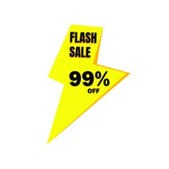 99 Percent Off, Discount Sign, Flash Sale signs