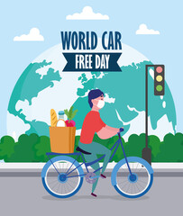 Poster - delivery service in world car free