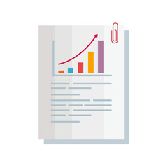 Sticker - statistics bars in document