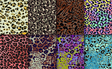 Sticker - Leopard pattern, jaguar pattern, animal fur