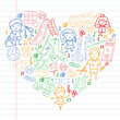 © helen_f - Children play with toys in the kindergarten. Kids playground. Education, creativity, imagination.