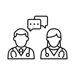 Sticker - Doctor conversation icon