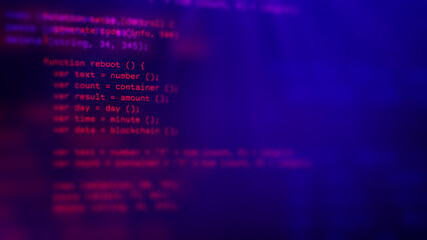 Wall Mural - abstract programming illustration. cloud technology data security concept. binary code internet tech