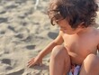 child on the beach