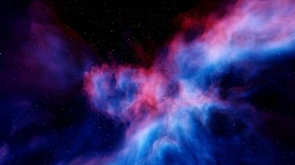 Wall Mural - nebula and galaxies, planets in space, science fiction wallpaper. beauty of deep space. billions of 