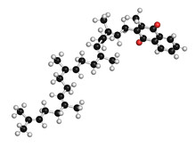 Vitamin K2 Molecule, Illustration