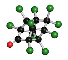 Kepone Pesticide Molecule, Illustration