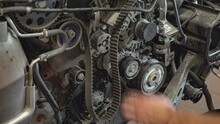 Car Engine Timing Belt Replacement